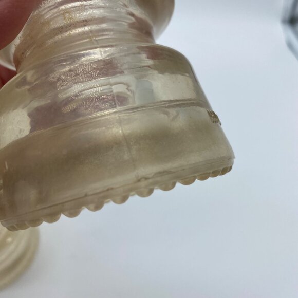 Hemingray Vintage Glass Insulators Set Of 3 Clear Collectible Farmhouse Decor - Picture 15 of 15